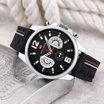 Tommy_Hilfiger Decker Silver- Black - J502