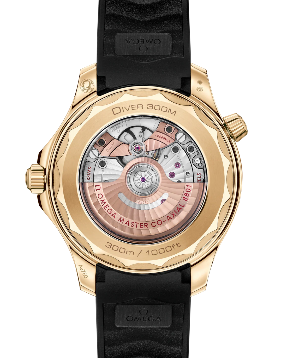 Omeg_a seamaster diver 300M automatic Black-Gold