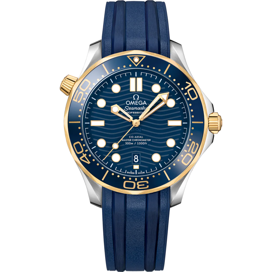 Omeg_a seamaster diver 300M automatic Blue-Gold