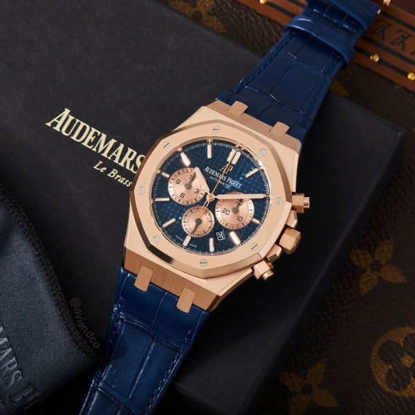 Audemars_Pigeut_royal oak chronograph blue