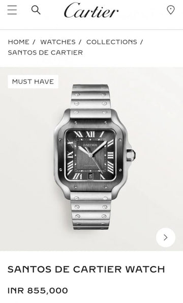 Cartie_r Santos Automatic