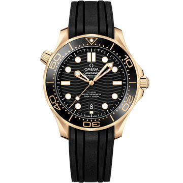 Omeg_a seamaster diver 300M automatic Black-Gold