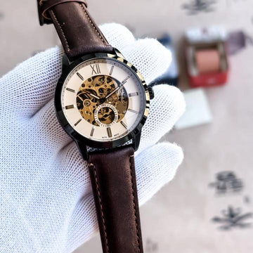 FOSSIL_AUTO_BLACK CK-rose