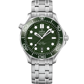 Omeg_a seamaster diver 300M automatic Silver-Green