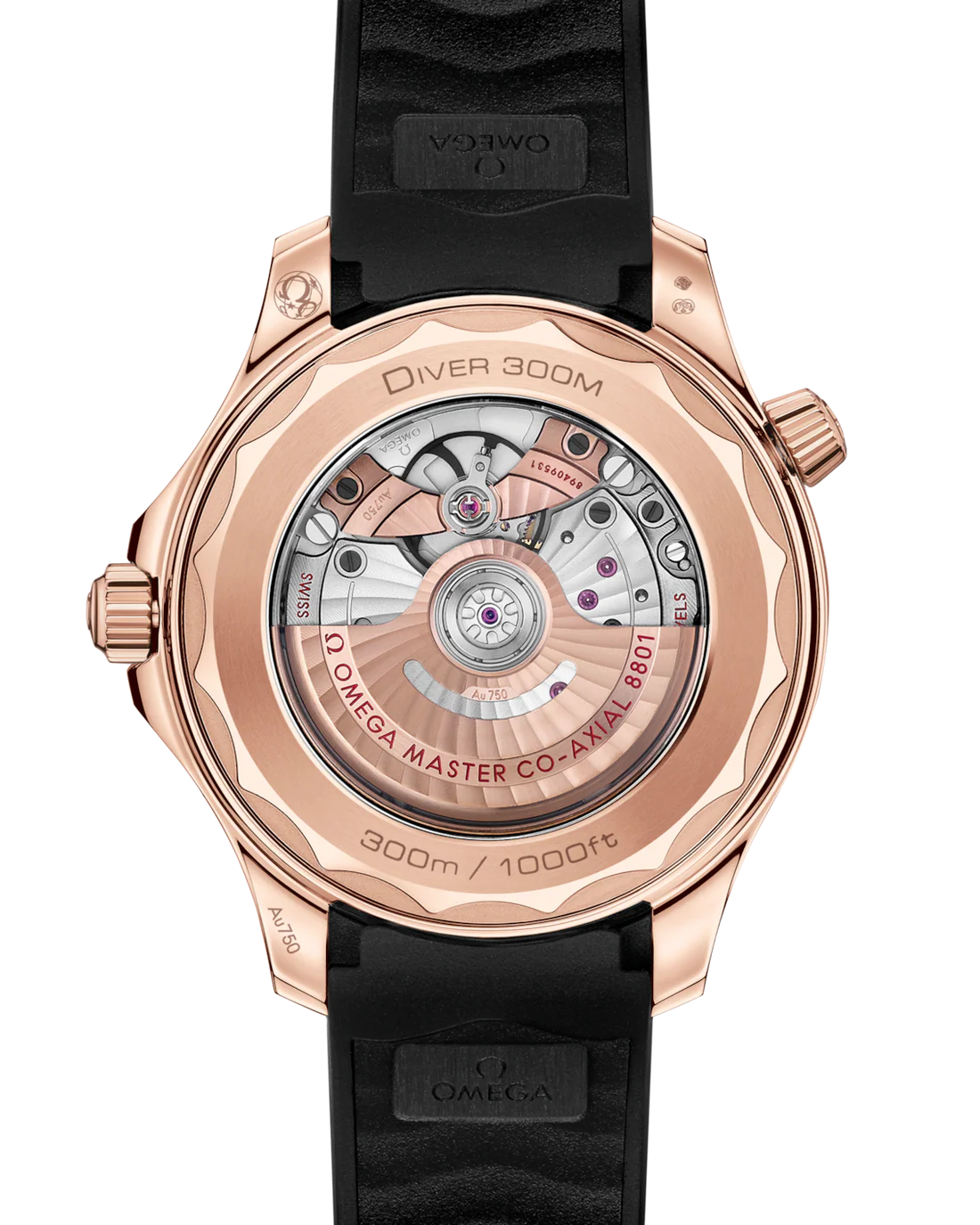 Omeg_a seamaster diver 300M automatic Black-Copper