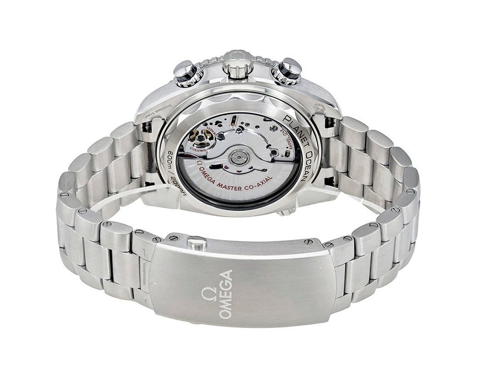 Omeg_a Seamaster Planet Ocean Quartz Japan silver Black