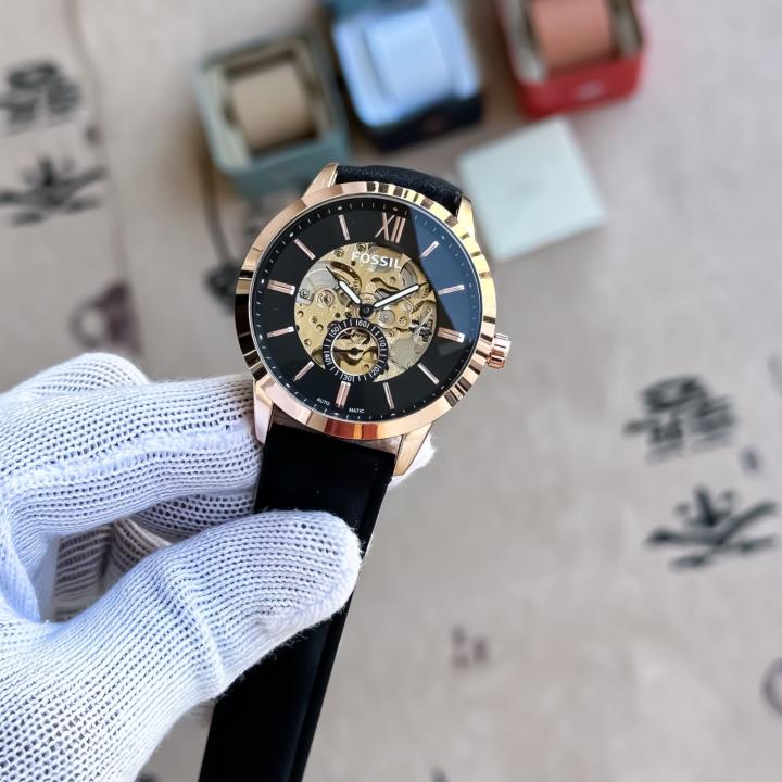 FOSSIL_AUTO_ROSE-BLACK