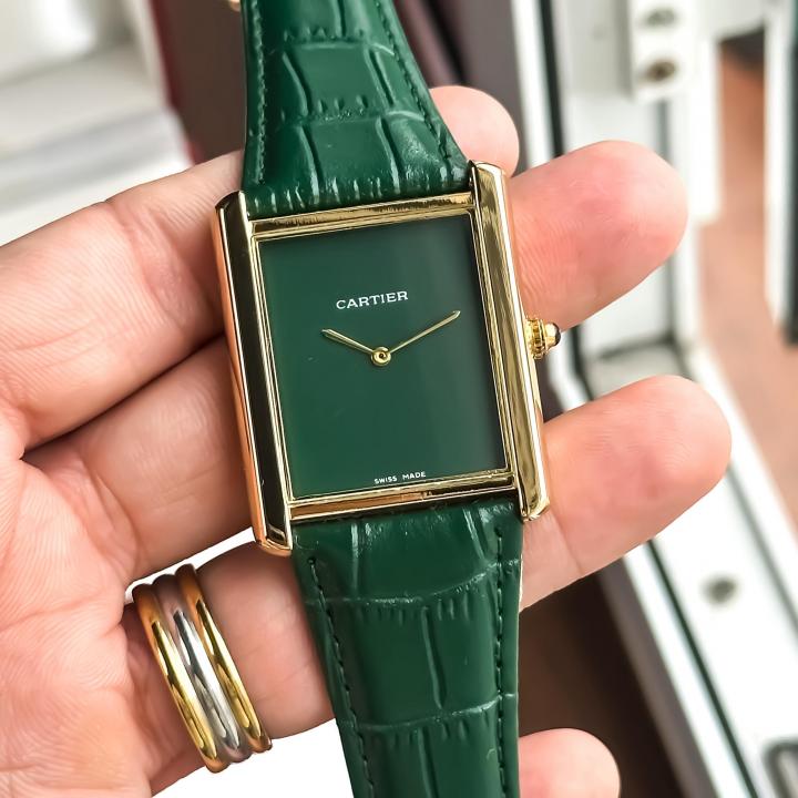 CARTIER_TANK_GOLD-GREEN