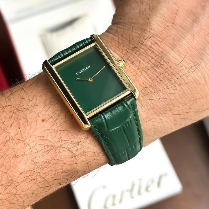 CARTIER_TANK_GOLD-GREEN