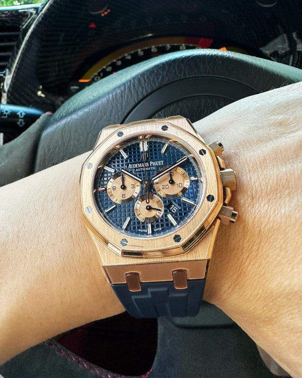 Audemars_Pigeut_royal oak chronograph blue