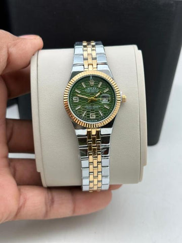 Rolex_Women_Land_Dweller_Gold_TT_Green