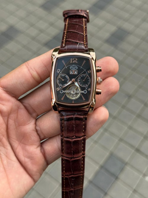Patek_Philippe Barrel Calendar 2 0 Automatic Rose Brown Premium