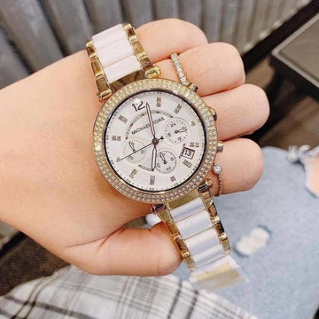 Michae_l Kors Parker Mk6119 Gold Semi-Japan