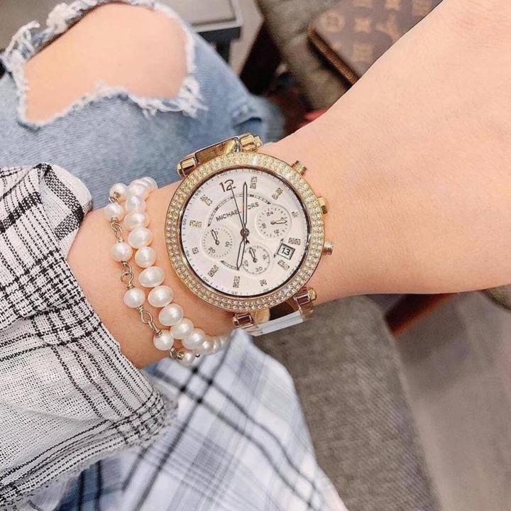 Michae_l Kors Parker Mk6119 Gold Semi-Japan