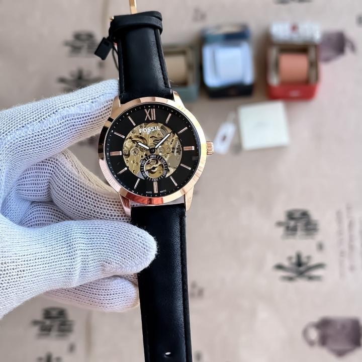 FOSSIL_AUTO_ROSE-BLACK