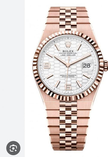 Role.x land dweller rose gold white dial limited edition 003