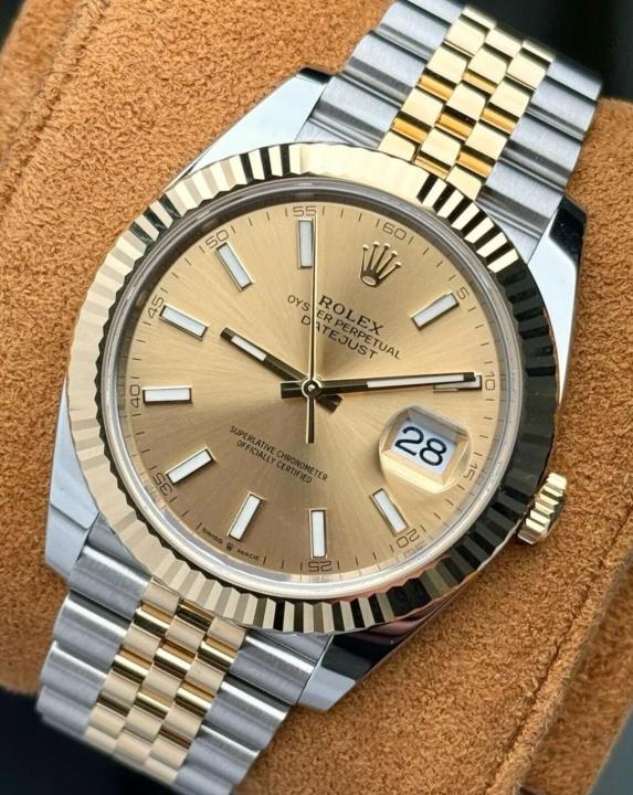 Role_x Oyster Perpetual Date Just 2Ton-Gold-Yellow Working Like Automatic