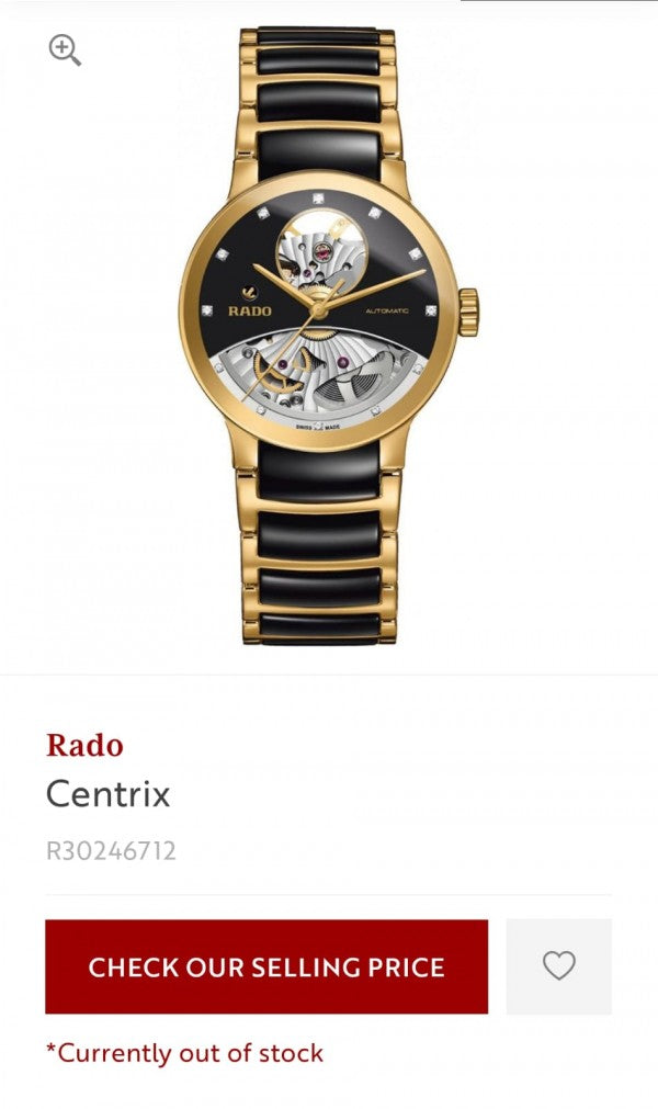 Rad_o Centrix Automatic Open Heart Japan