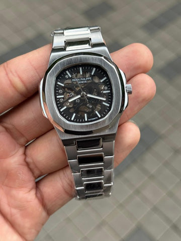 Patek_Phillipe Automatic Silver Black