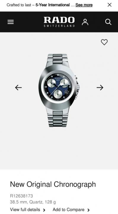 Rad_o 100M Chronograph AAA-QUALITY